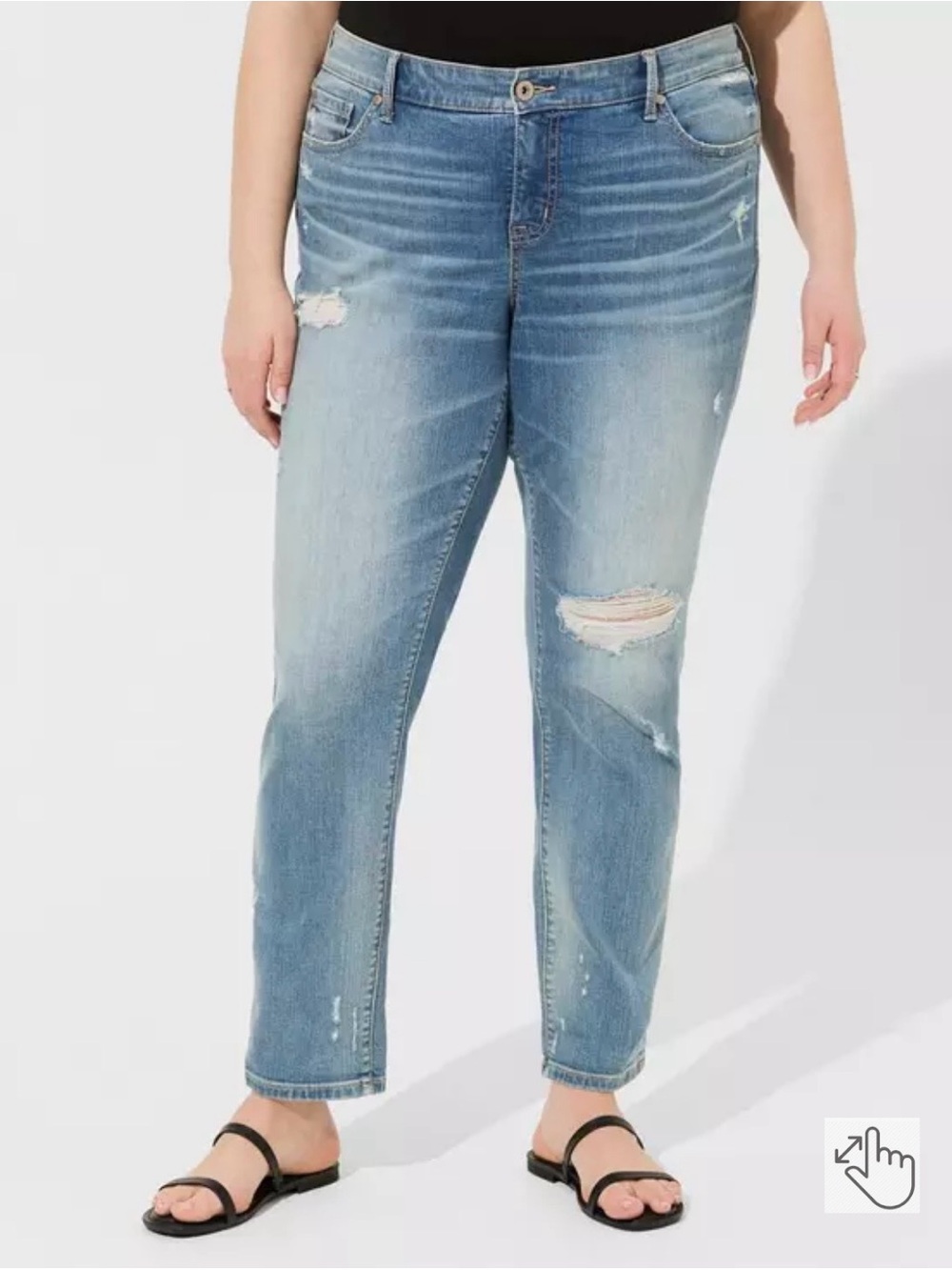 Torrid boyfriend jeans size 18